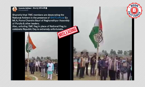 Did TMC Hoist Party Flag Instead Of Tricolour On Republic Day? A FactCheck