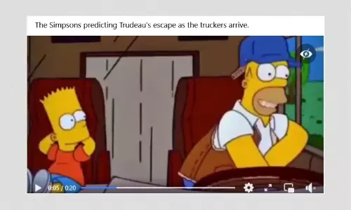 No, The Simpsons Did Not Predict Canadas COVID-19 Truckers Protest