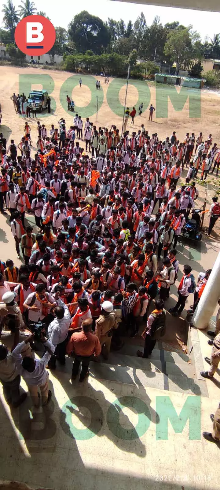 Photo sent to BOOM by the college principal 