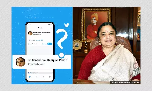 New JNU VC Says Twitter Account Hacked But Archived Tweets Dont Add Up