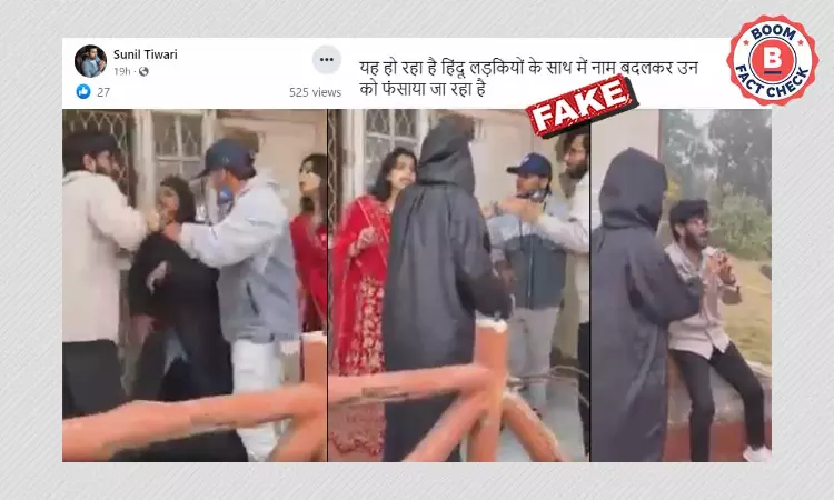 Dramatised Video Peddled With Bogus Love-Jihad Claim