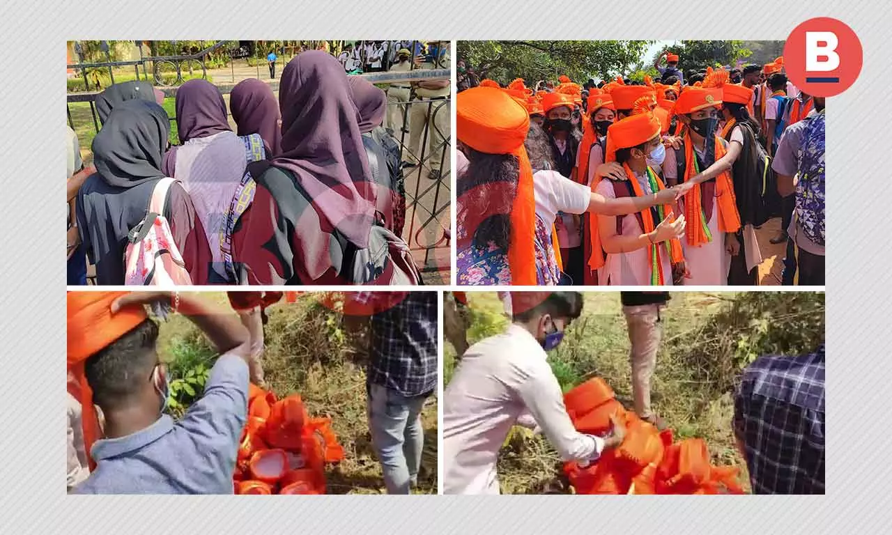 How Right-Wing Group Hindu Jagarana Vedike Mobilised Students With Saffron Attire