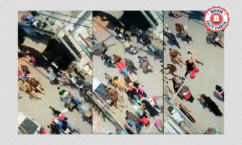 Video Of Cops Beating Pro-Hijab Protesters In UP Shared As Karnataka