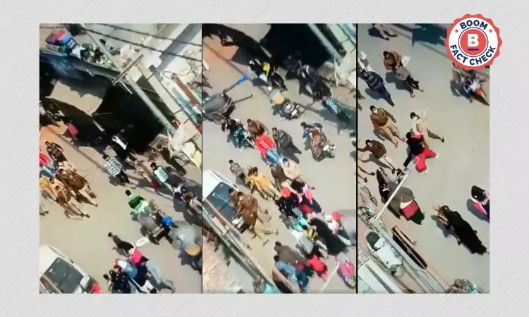 Video Of Cops Beating Pro-Hijab Protesters In UP Shared As Karnataka