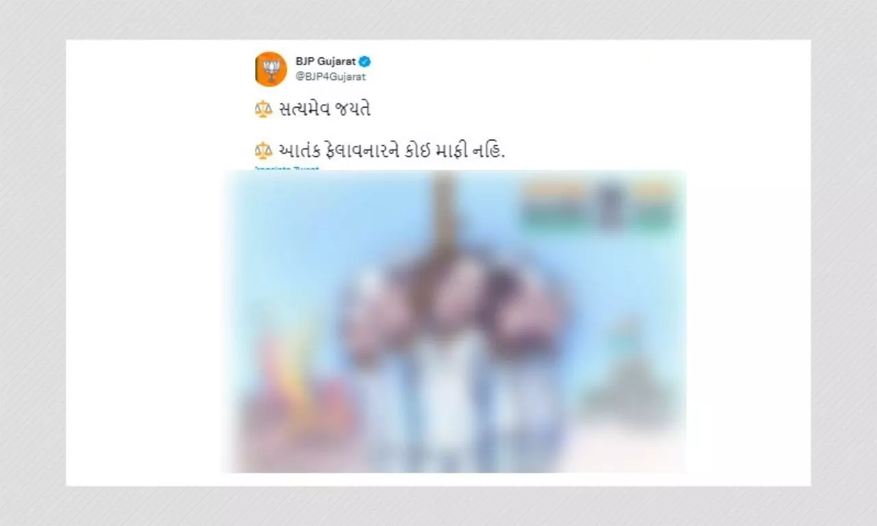 Gujarat BJP Tweets Muslim Caricature In Cartoon, Twitter Removes Post