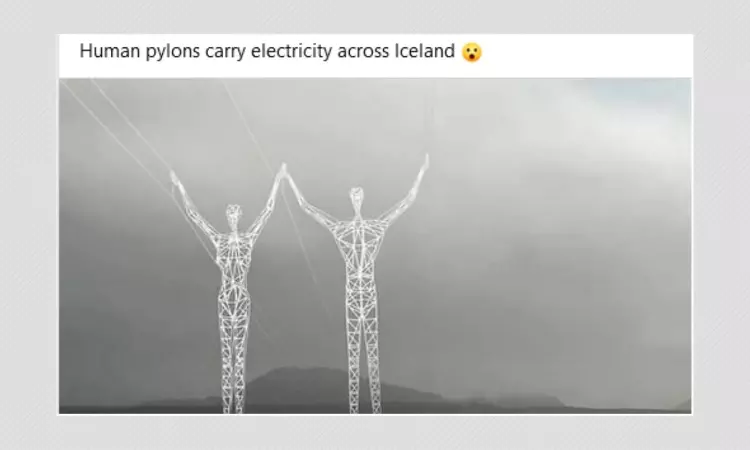 No, Iceland Does Not Have Human-Shaped Electricity Pylons