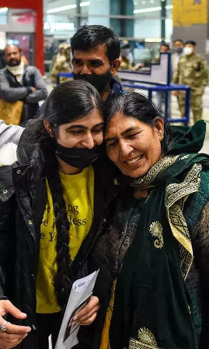 Indian Students In Ukraine Return Home As Russia Begins Military Operations