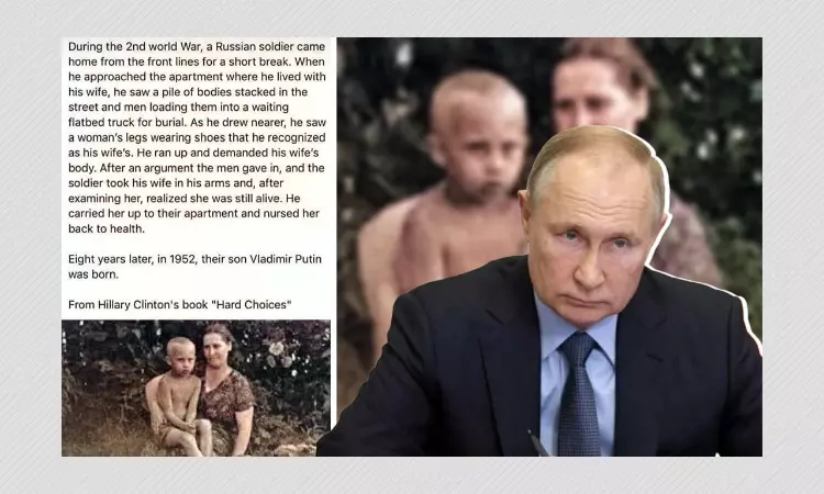 Dramatic Story Of Vladimir Putins Mothers Rescue During WW2 Goes Viral