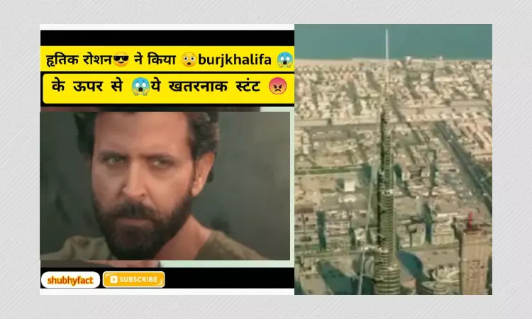 No, Hrithik Roshan Did Not Perform A Bike Stunt On Burj Khalifa
