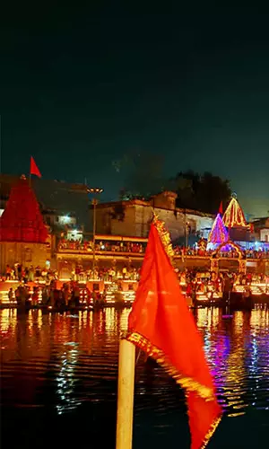 In Pictures: Ujjain Sets World Record By Lighting 11.71 Lakh Clay Lamps On Mahashivratri