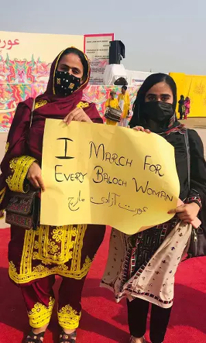 On Womens Day, Pakistans Aurat March Rallies For Labour, Equality