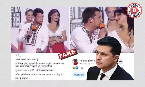 No, This Video Does Not Show Ukrainian President Volodymyr Zelenskyy