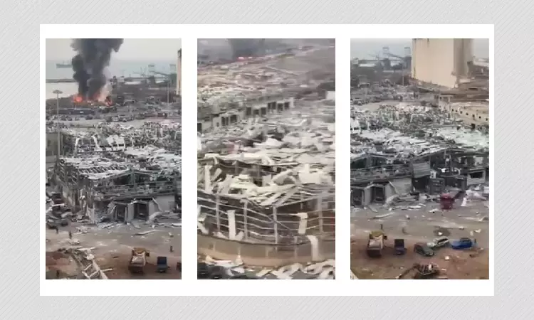 Video Showing Aftermath Of 2020 Lebanon Port Blast Viral As Ukraine