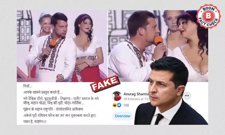 No, This Video Does Not Show Ukrainian President Volodymyr Zelenskyy