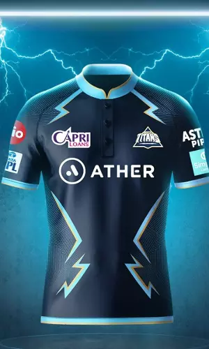Gujarat Titans Unveil Official Jersey For Upcoming TATA IPL 2022