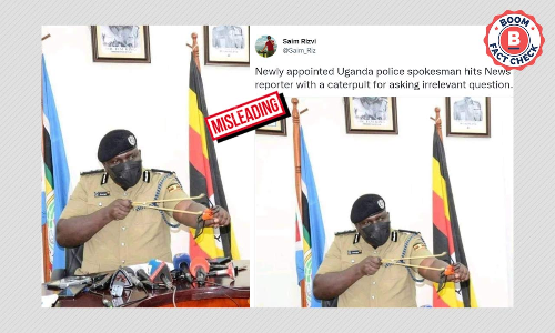 No, A Ugandan Cop Did Not Hit A Reporter For Asking Irrelevant Questions