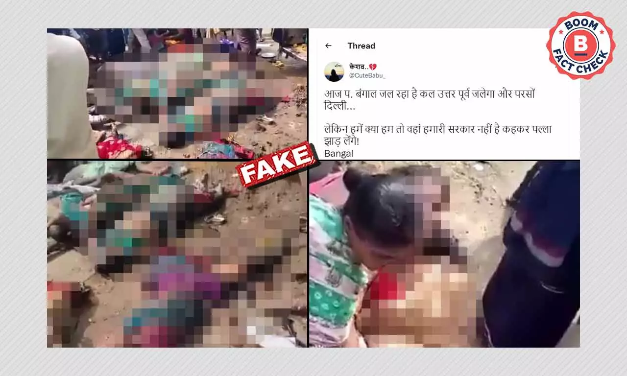 Old Video From Odisha Falsely Shared As Violence In Birbhum
