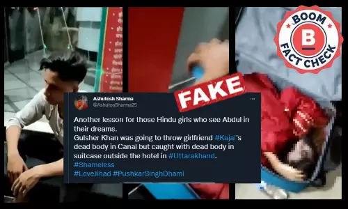 Video Of Murdered Woman In A Suitcase In Uttrakhand Peddled With Communal Spin