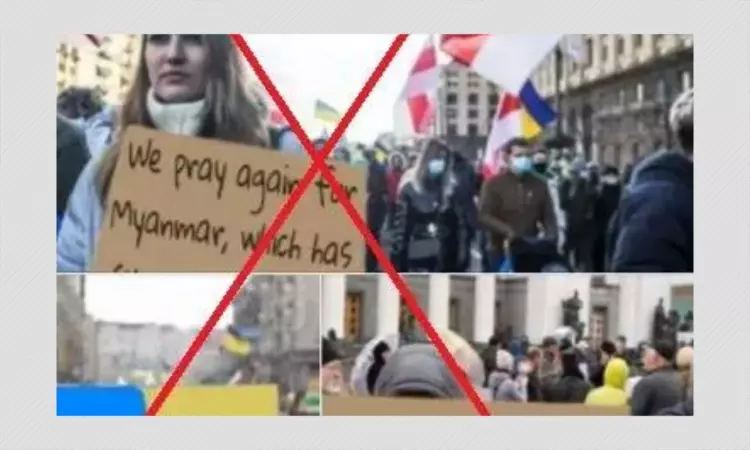 These Images Do Not Show Ukrainians Rallying In Support Of Myanmar