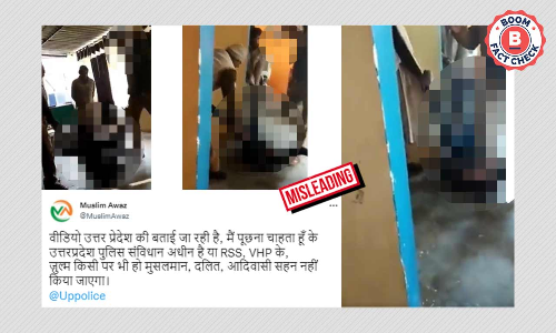 2020 Video Of UP Police Brutally Beating A Man Revived As Recent