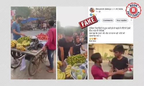 Scripted Video Of Fruit Seller Cheating Customers Shared With Communal Spin
