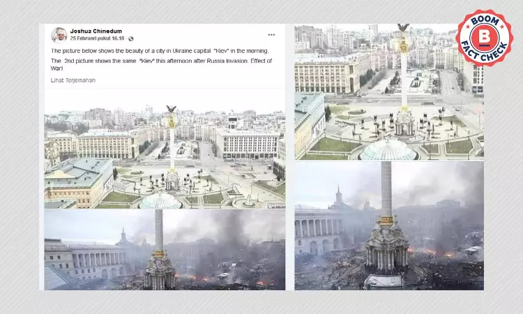 Images From 2014 Used To Compare Kyiv Before And After Russian Invasion