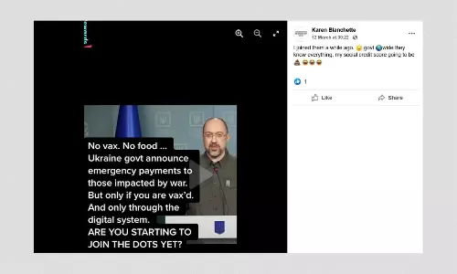 No, Ukraine Does Not Have Vaccination Requirement To Get Relief Funds