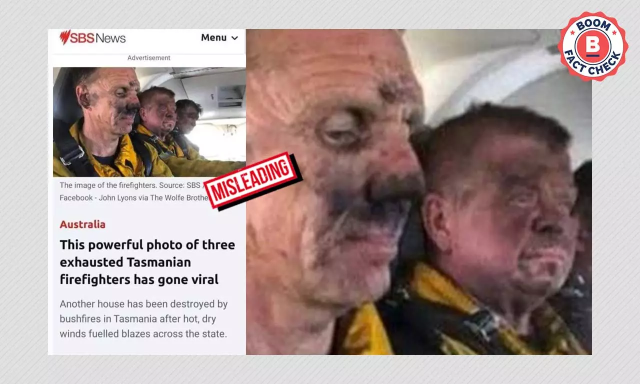 Photos Of Australian Firefighters Shared As Ukrainian Firemen Saving Lives
