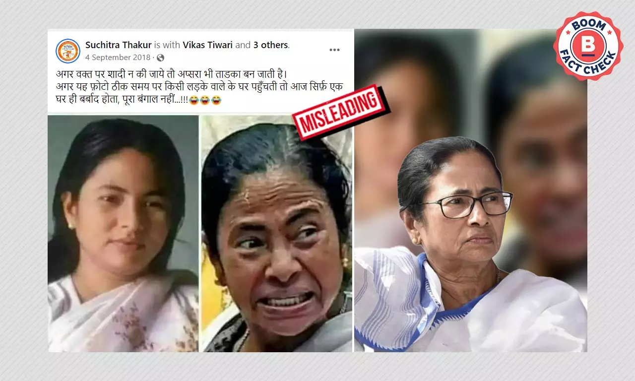Morphed Photo Of CM Mamata Banerjee Shared With Sexist Remark