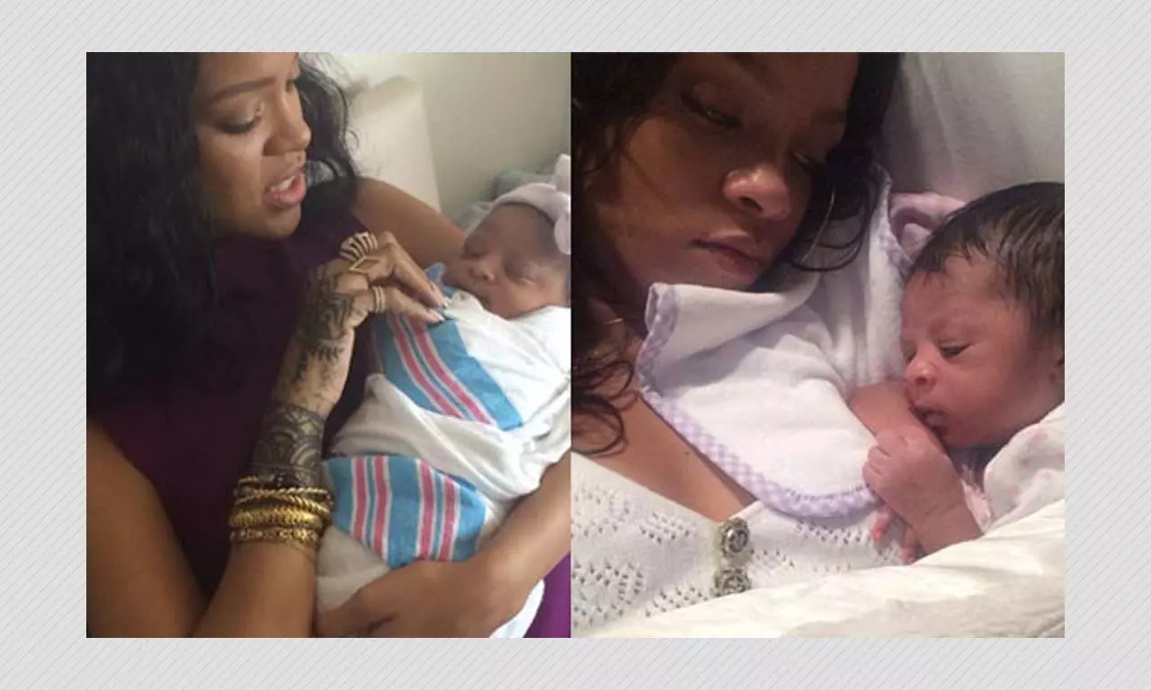 2014 Photo Viral As Rihanna Holding Her Newborn Baby