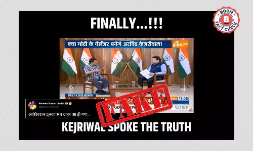 BJP Delhi Spokesperson Shares Doctored Video Of Arvind Kejriwal