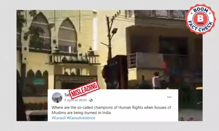 Video Of Saffron Shawls Waved In Front Of A Masjid Is Not From Rajasthan