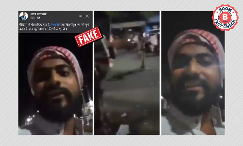 Threat Video From Telangana Falsely Shared As Karauli, Rajasthan