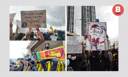 Here Till Rajapaksa Resigns: Sri Lanka Protests All Night From Tents