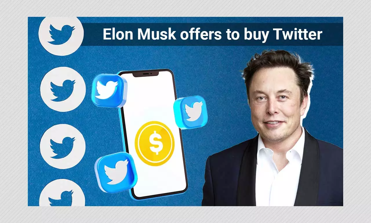 Elon Musk Offers To Buy Twitter At $54.20 Per Share For $41 Billion