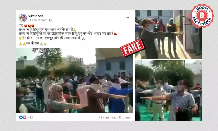 Old Video Of Unemployment Protest In Rajasthan Falsely Linked To Karauli