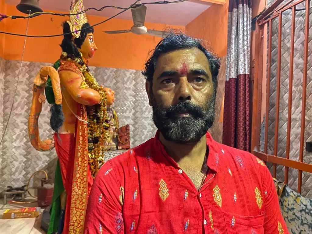 Shiv Kumar, a temple priest and local VHP leader, led the rally.