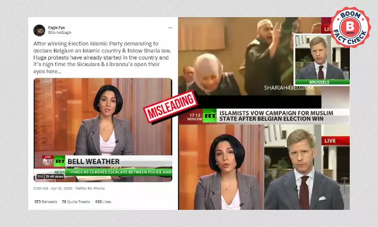 RT Video Of Far Right Party Demanding Sharia In Belgium Is 10-Year-Old