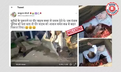 Video Of Fake Pir Being Busted Is From Pakistan Not India