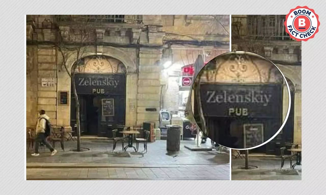 Fake Claim About Putin Pub Being Renamed To Zelensky Shared Online