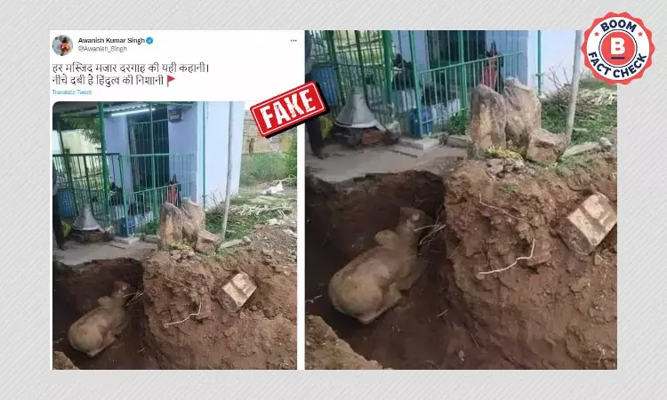 Viral Picture Of Nandi Idol Revived With Fake Claim