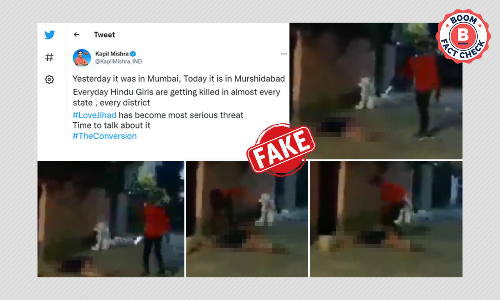 Video Of Woman Fatally Stabbed In Murshidabad Viral With Love-Jihad Spin