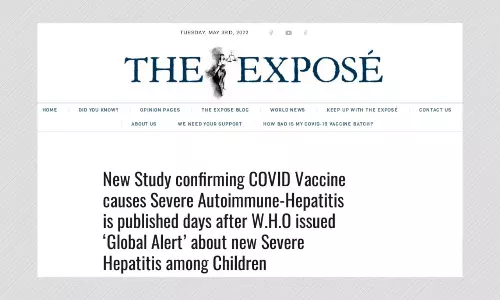 No, Hepatitis Outbreak In Children Is Not Caused Due To COVID-19 Shots