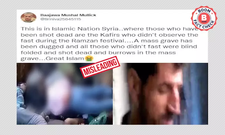 2013 Footage Of Mass Massacre In Syria Shared With False Claim