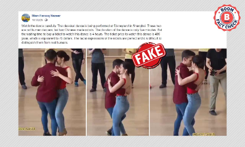 Human Dancers In Moscow Passed Off As Robots Dancing In Shanghai Disneyland