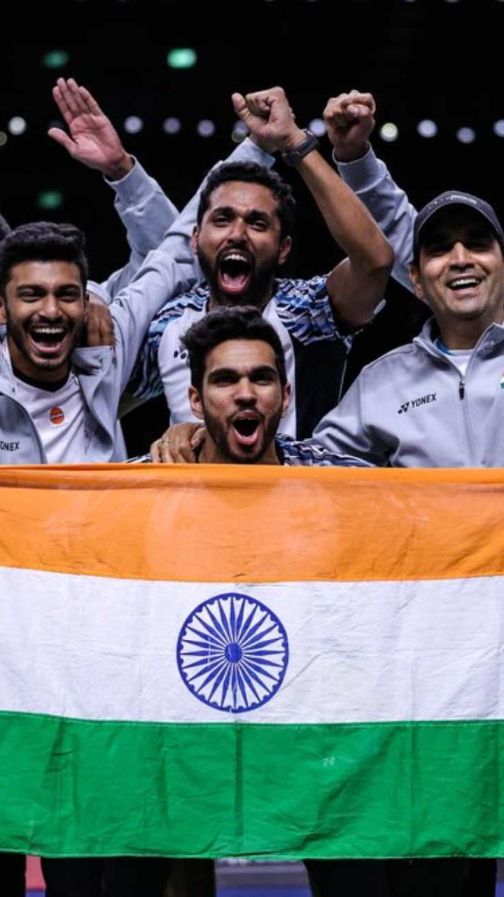 Thomas Cup India Creates History, Defeats Denmark 3-2 To Reach First Final