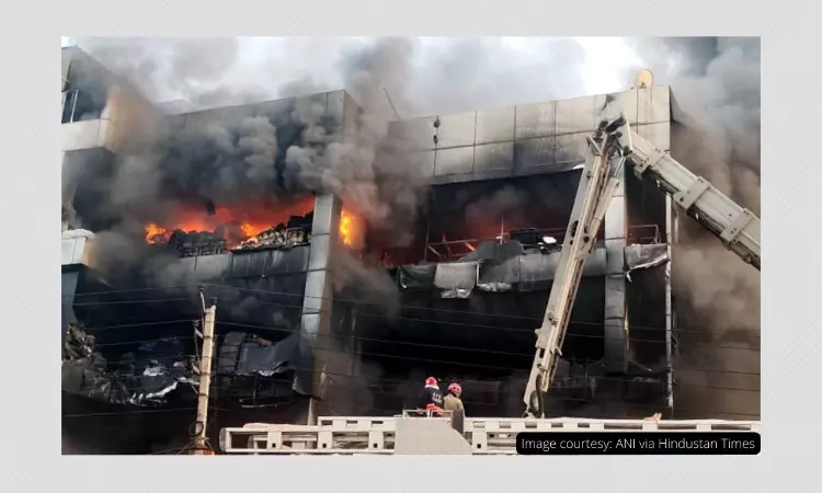 27 Dead And 12 Injured In Delhi Mundka Fire, Two People Arrested