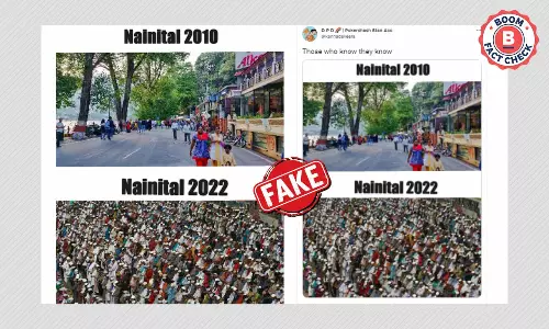 Photo From Bangladesh Shared To Make Islamization Of Nainital Claim