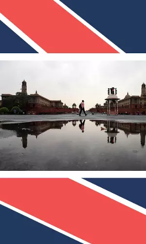 Rains Lash Delhi After Weeks Of Scorching Heat; Storm Triggers Chaos