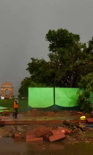 Uprooted Trees, Broken Vehicles: Strong Winds Leave Trail Of Destruction In Delhi